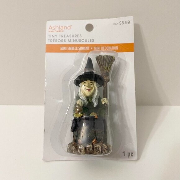Ashland Halloween Tiny Treasures Witch Figurine Damaged Packaging - Picture 1 of 16